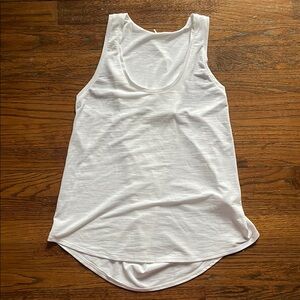 CALIA White Twist Back Tank Top